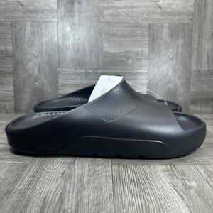 Jordan Post Slide Women Size 10 Black Sandals Foam Athletic NEW FZ6511-001